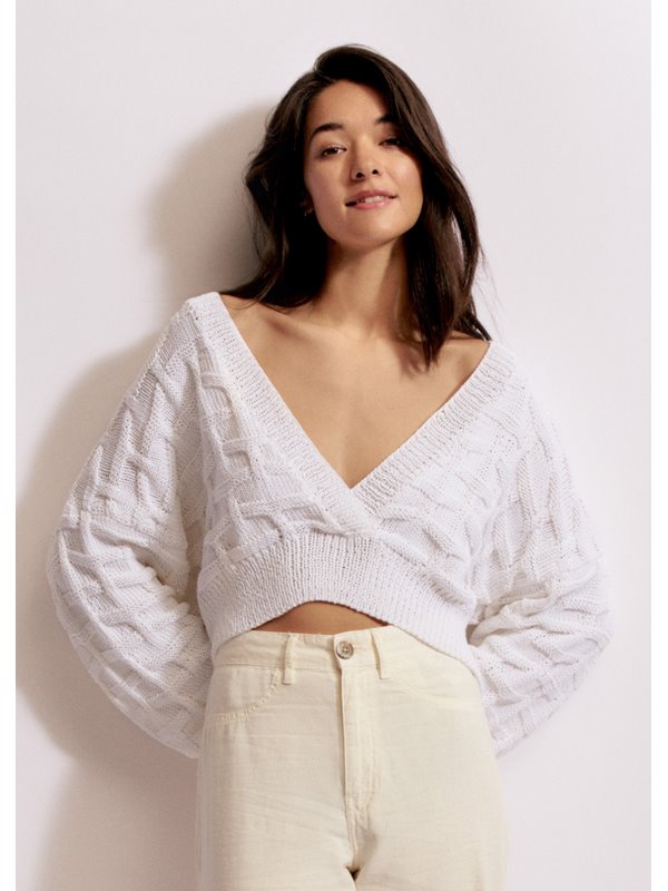 Lana Grossa PULLOVER Landlust Baumwolle - Strikkeopskrift (SE)