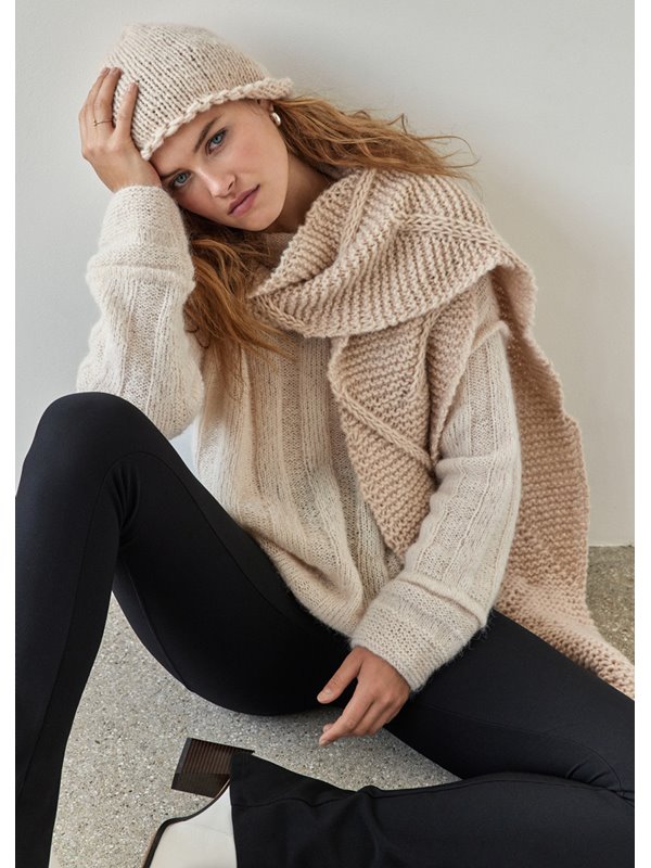 Lana Grossa XXL-SJAL Ecopuno Chunky - Strikkeopskrift (SE)