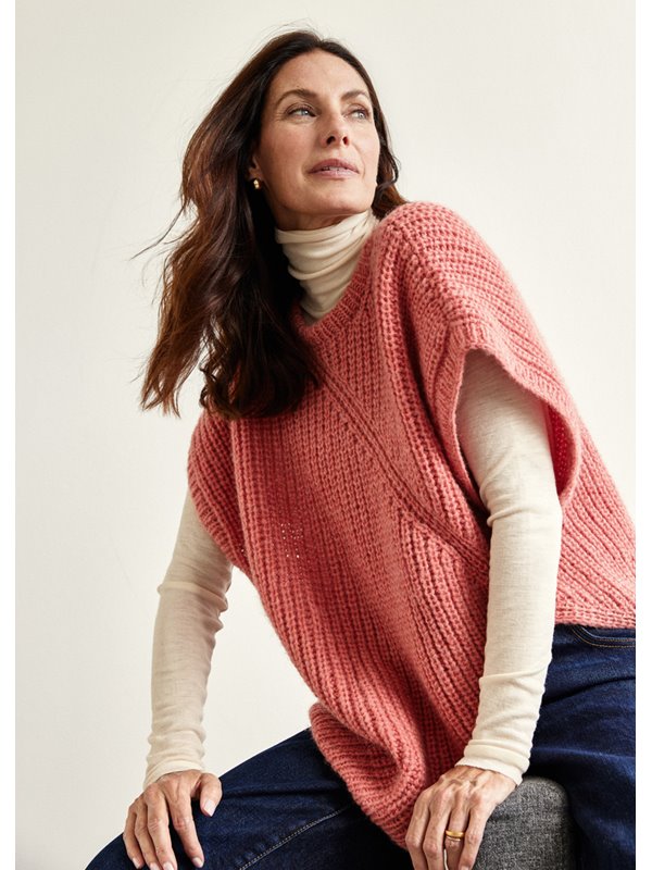 Lana Grossa SLIPOVER Brigitte No. 2 - Strikkeopskrift (SE)