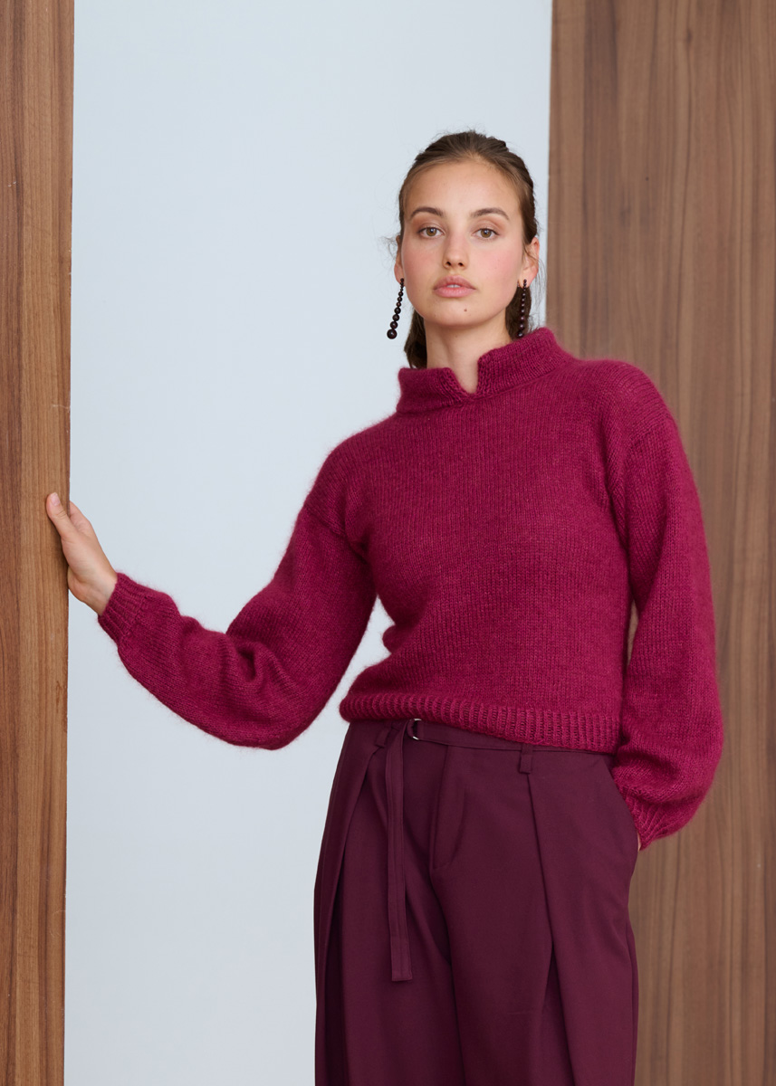 PULLOVER Cool Wool Lace & Silkhair fra Lana Grossa