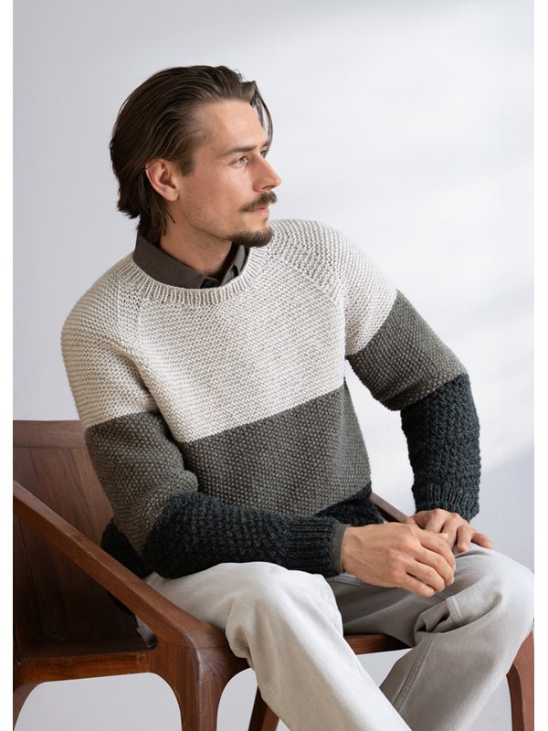 Lana Grossa PULLOVER Landlust Naturwolle