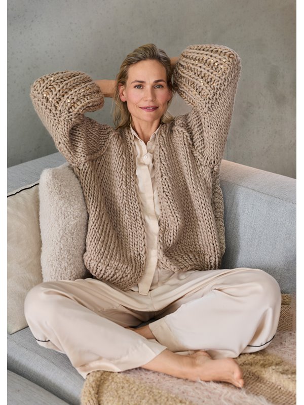 Lana Grossa RAGLANJAKKE MED Confetti & Cosmo