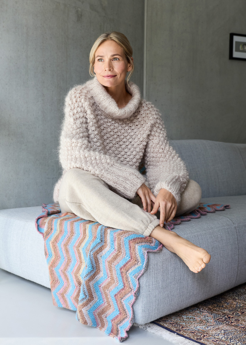 PULLOVER Mohair Moda fra Lana Grossa