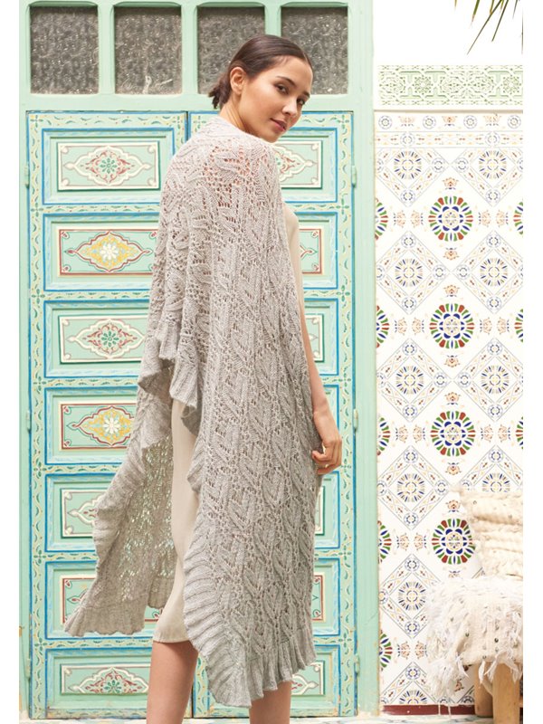 Lana Grossa TØRKLÆDE I HULMØNSTER Ecopuno