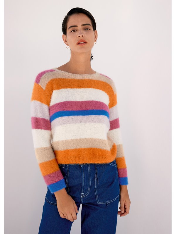 Lana Grossa PULLOVER Per Fortuna - Strikkeopskrift (SE)