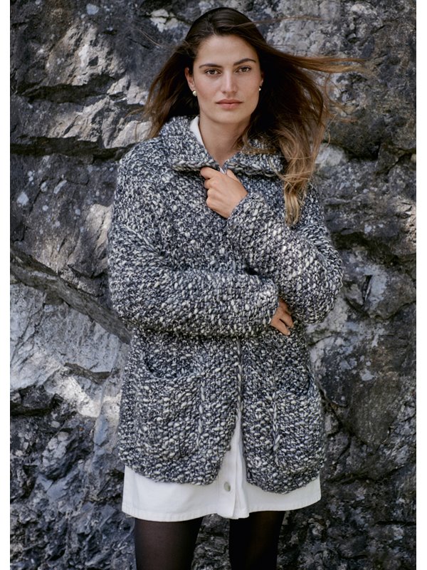 Lana Grossa JAKKE Lala Berlin Flamy - Strikkeopskrift (SE)