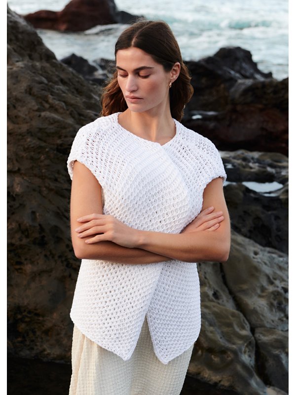 Lana Grossa VEST The Tube Fine - Strikkeopskrift (SE)