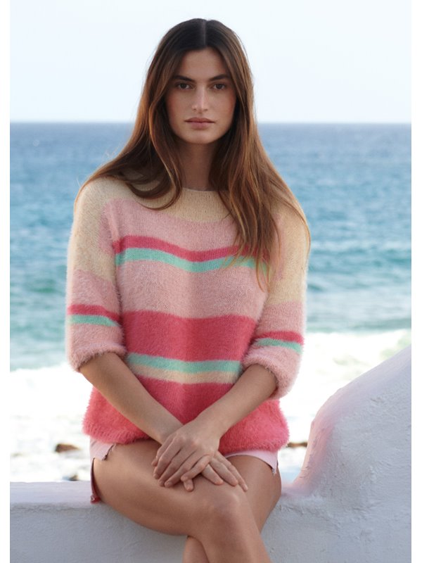 Lana Grossa OVERSIZED PULLOVER Per Fortuna - Strikkeopskrift (SE)