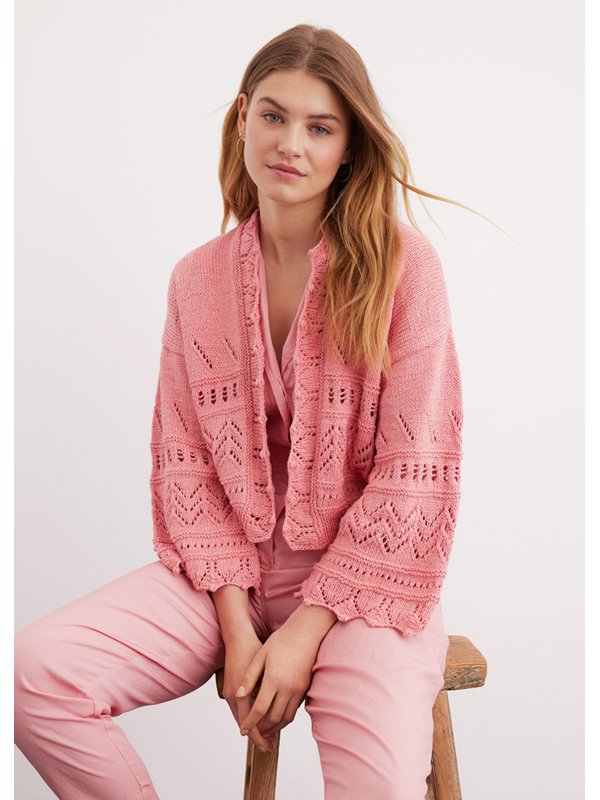Lana Grossa CARDIGAN Linarte - Strikkeopskrift (SE)