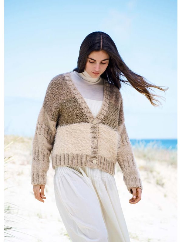 Lana Grossa JAKKE Avio & Basta & Lucida & Ecopuno Chunky - Strikkeopskrift (SE)