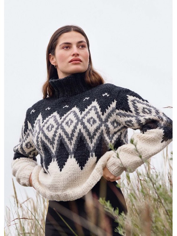 Lana Grossa PULLOVER Alta Moda Cotolana - Strikkeopskrift (SE)