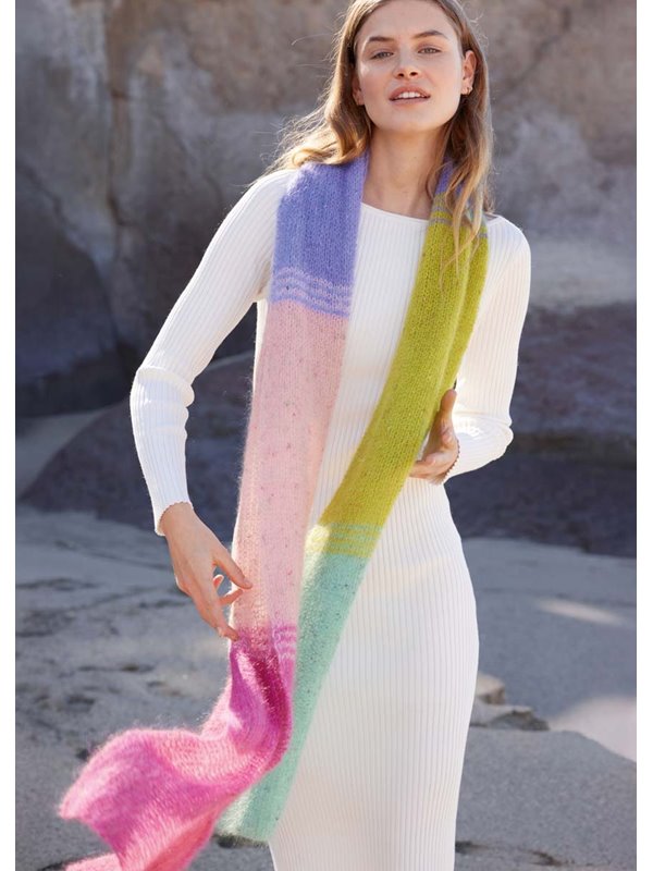 Lana Grossa SJAL Natural Superkid Tweed - Strikkeopskrift (NO)