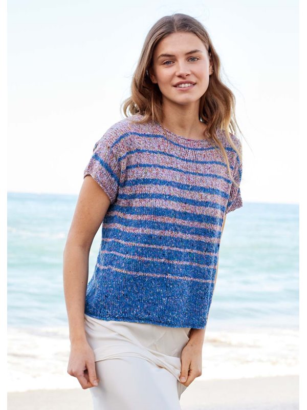 Lana Grossa TOP-DOWN SHIRT Maglia - Strikkeopskrift (NO)