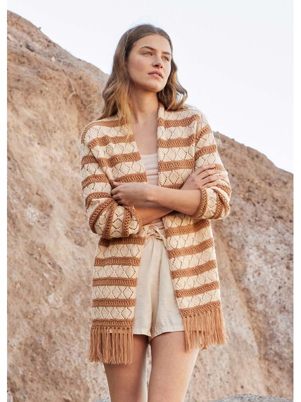 Lana Grossa CARDIGAN Sottile - Strikkeopskrift (NO)