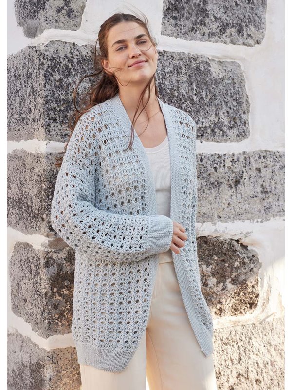 Lana Grossa CARDIGAN Landlust Baumwolle - Strikkeopskrift (NO)