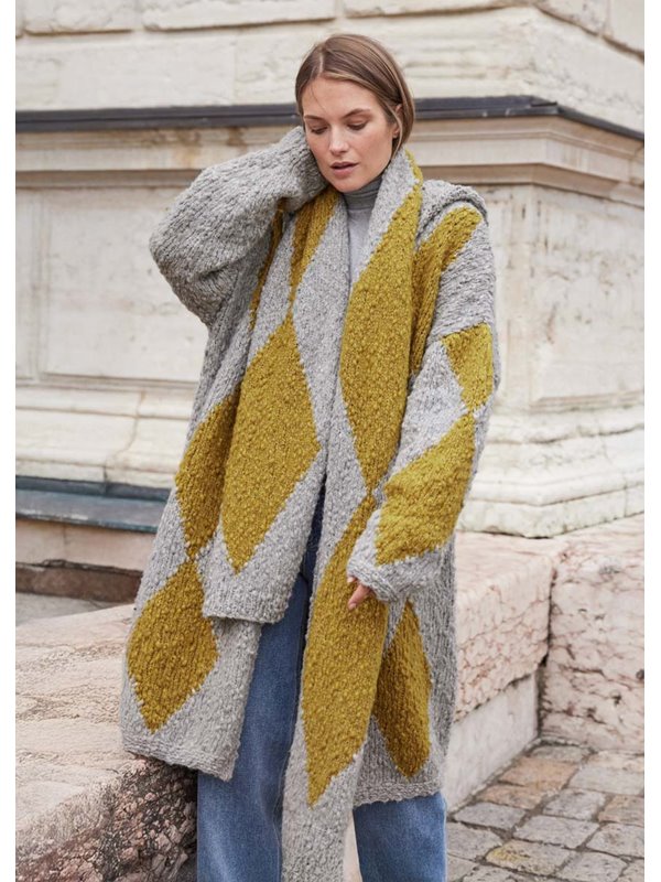 Lana Grossa OVERSIZED FRAKKE Caramella