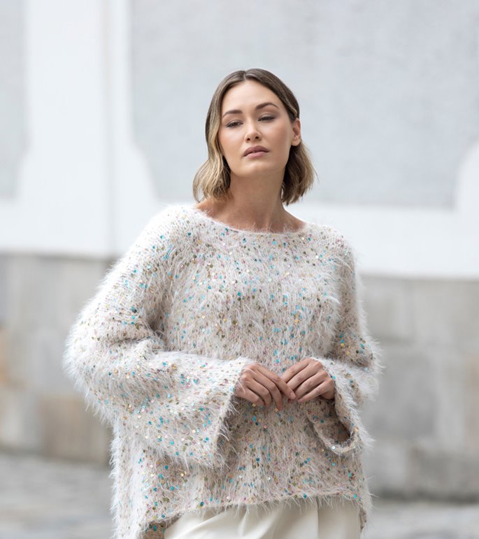 Lana Grossa VENDEPULLOVER Basta & Cosmo