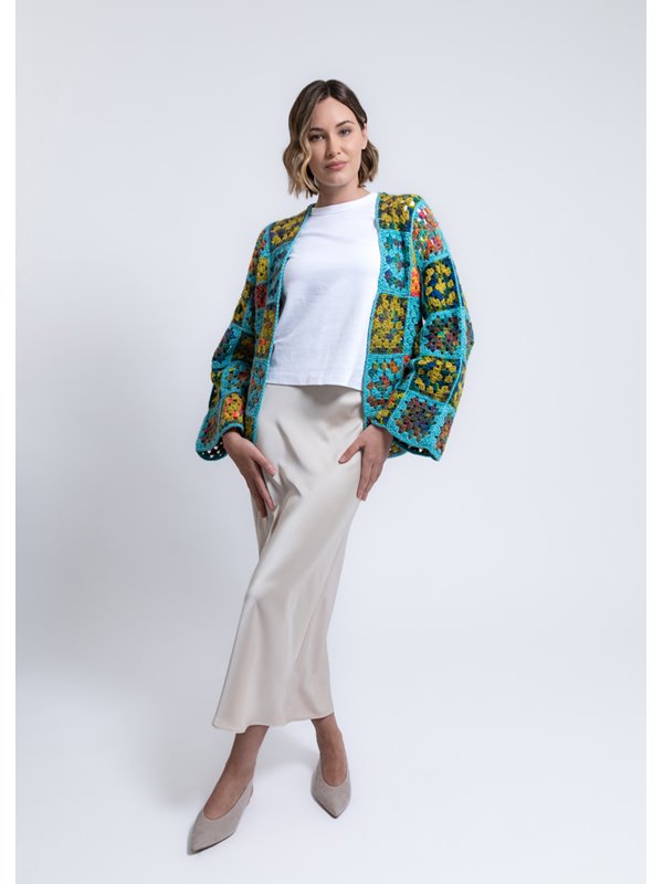 FILATI Studio HÆKLET JAKKE Cool Merino Uni & Cool Merino Color