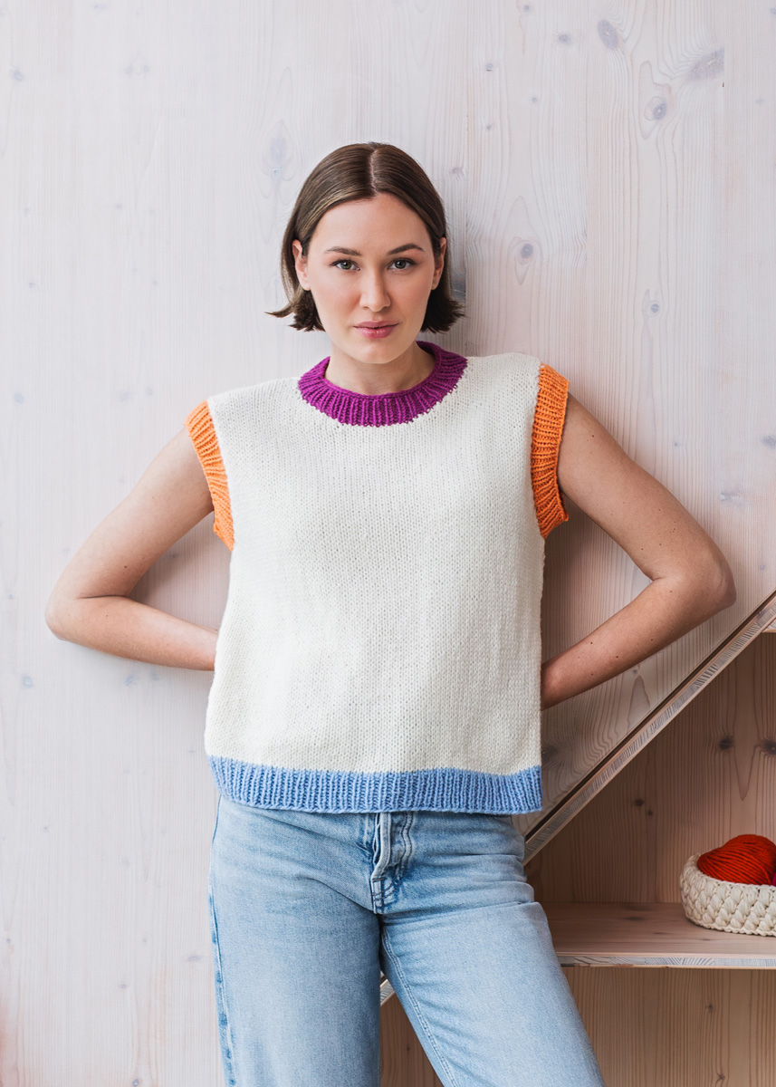 VEST Merino Miscela fra FILATI Studio