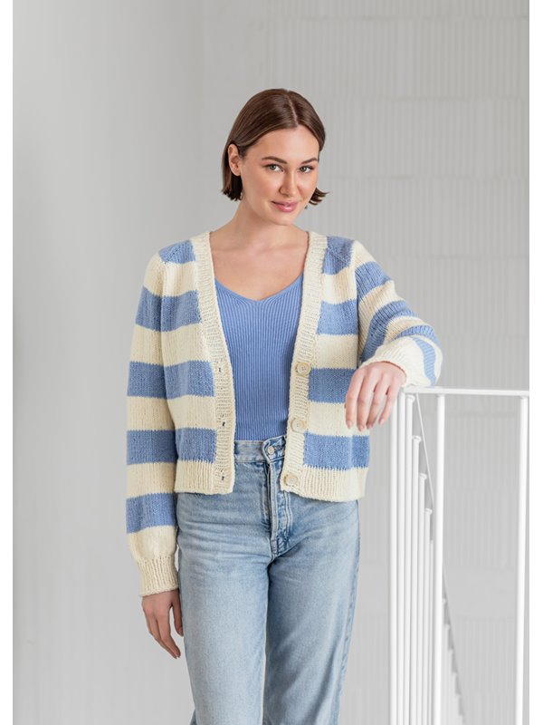FILATI Studio TOP DOWN CARDIGAN Merino Miscela