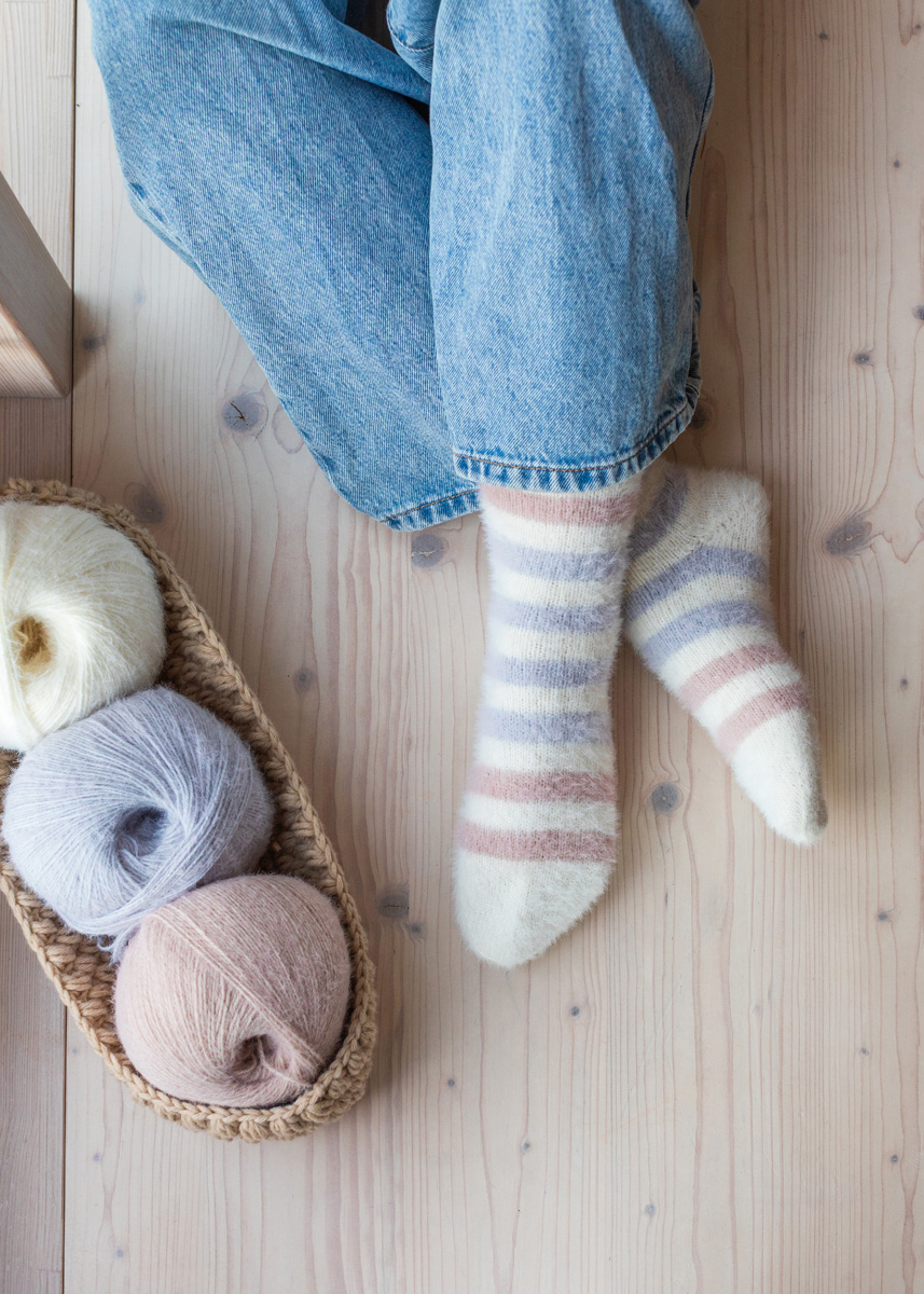 SOKKER Meilenweit 100g Cosy Socks fra FILATI Studio