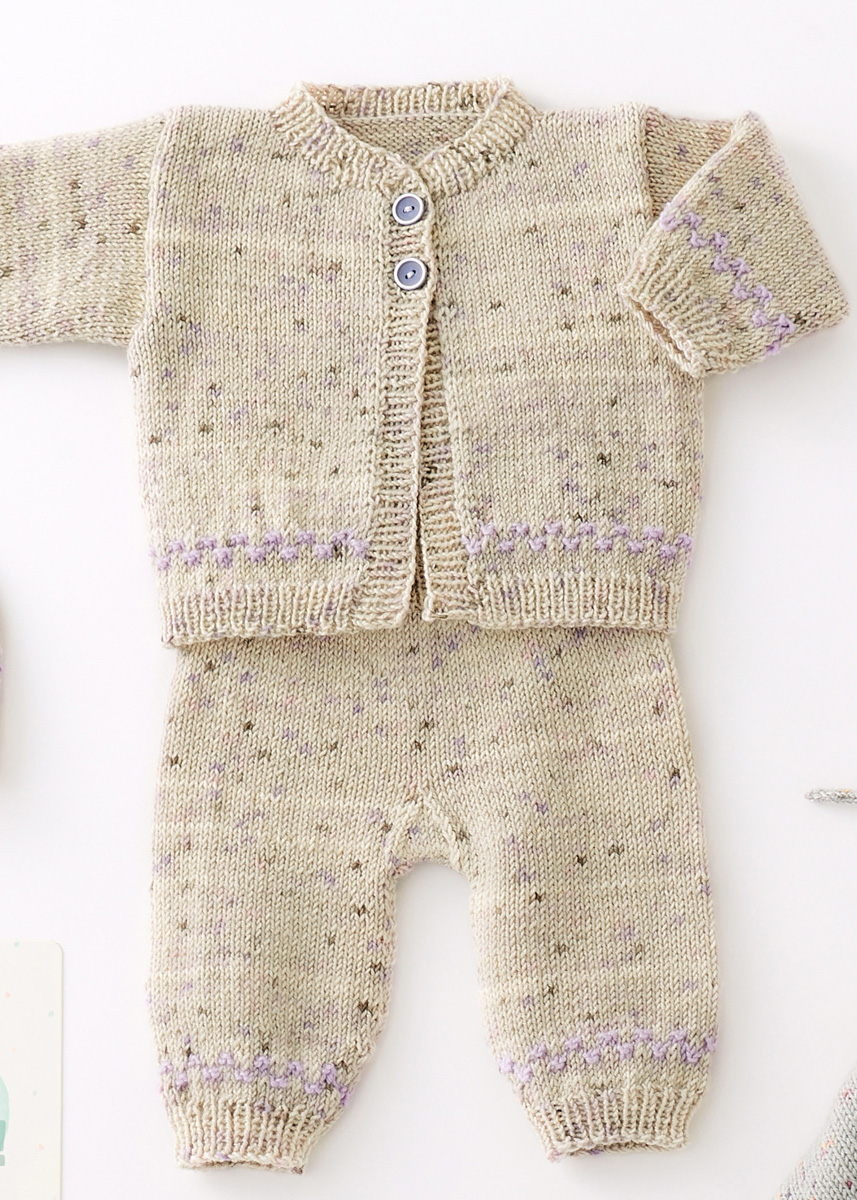 Lana Grossa JAKKE Cool Wool Print Punto & Cool Wool Baby | 18 Magasin (DE) + Opskrifter (DK) - Model 11 | FILATI Strikmodeller - modelpakker