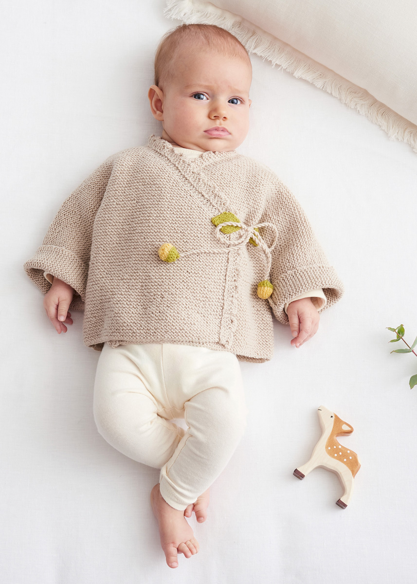 Lana Grossa JAKKE Cool Baby INFANTI EDITION No. 3 - Magasin (DE) + Opskrifter (DK) - Model 5 | Strikmodeller - modelpakker