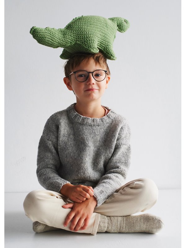 Lana Grossa PULLOVER Cool Merino - Strikkeopskrift (SE)