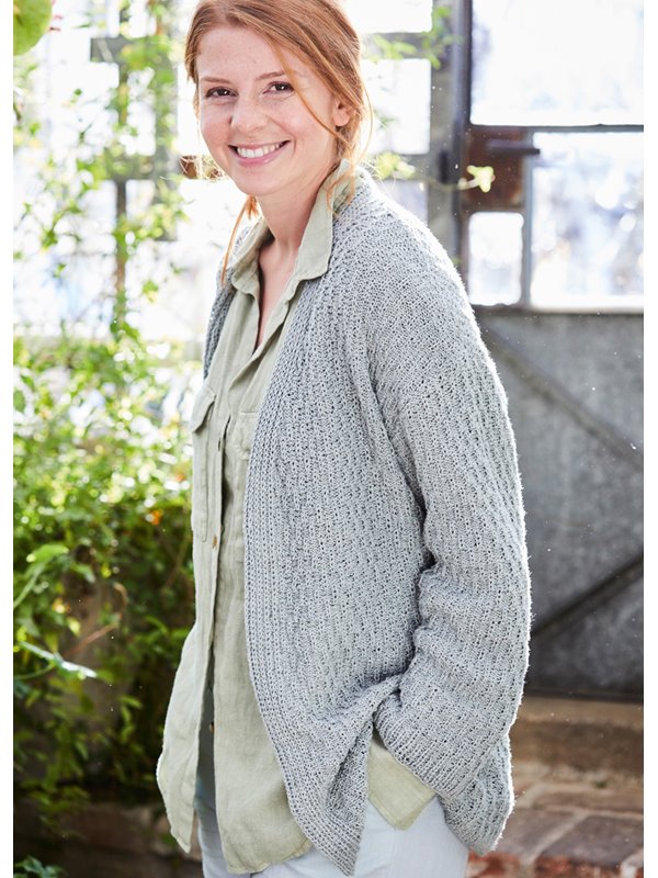 Lana Grossa CARDIGAN Landlust Sommerseide - Strikkeopskrift (NO)
