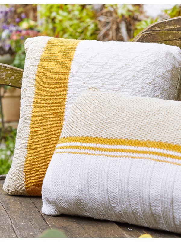 Lana Grossa KVADRATISK PUDE Landlust Sommerseide - Strikkeopskrift (NO)