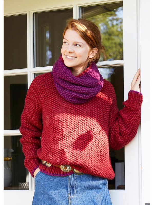 Lana Grossa PULLOVER Landlust Winterwolle - Strikkeopskrift (SE)