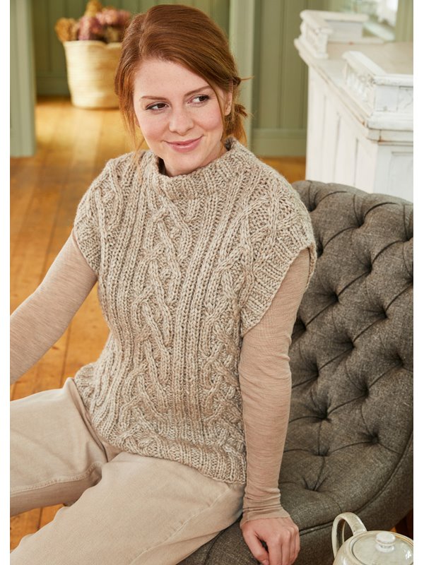 Lana Grossa SLIPOVER Landlust Winterwolle - Strikkeopskrift (SE)