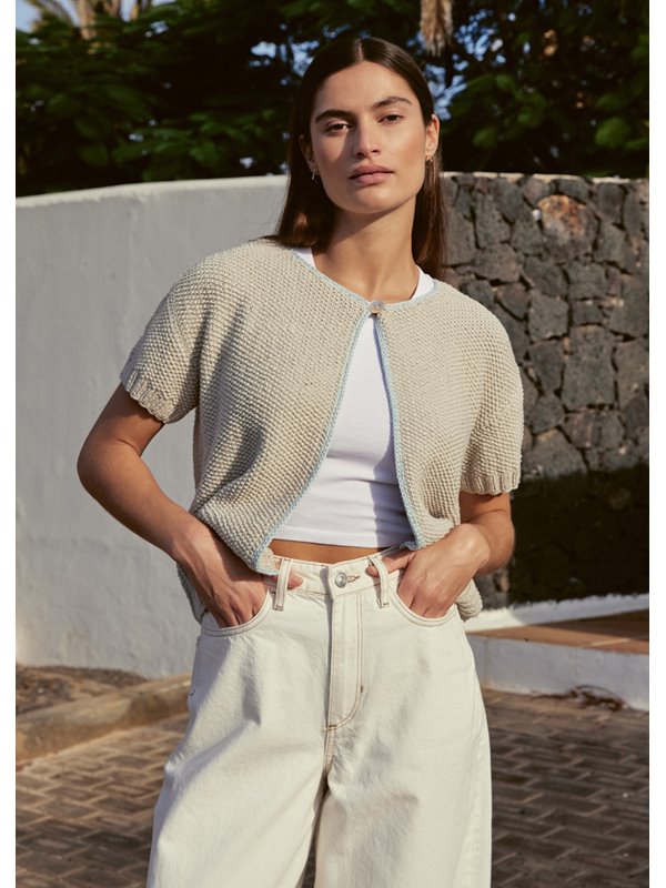 Lana Grossa JAKKE Organico - Strikkeopskrift (SE)