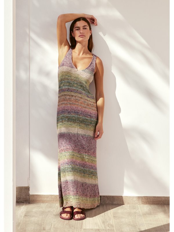 Lana Grossa MAXIKJOLE Mosaico - Strikkeopskrift (SE)