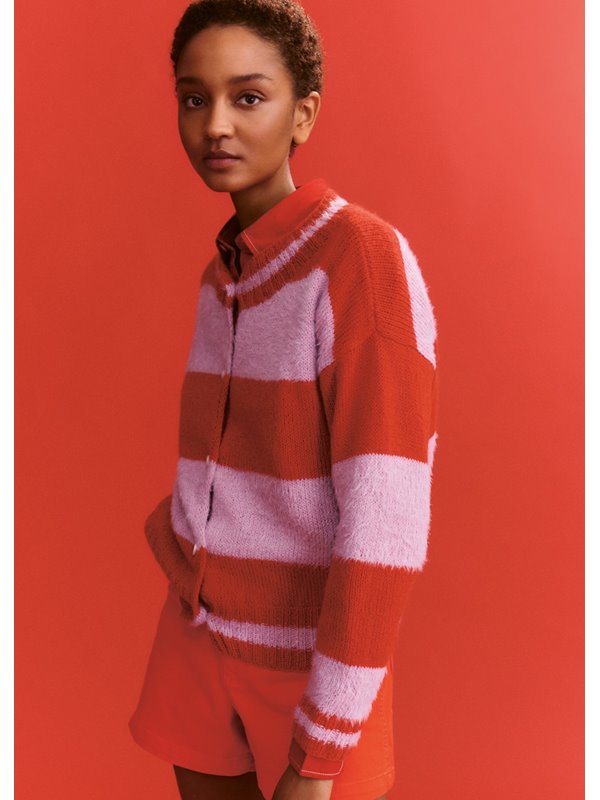 Lana Grossa JAKKE Ecopuno & Per Fortuna - Strikkeopskrift (SE)