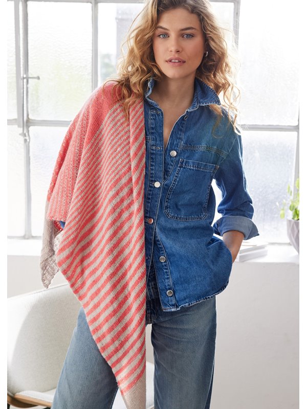 Lana Grossa NEBELWALD TREKANTET SJAL Ecopuno