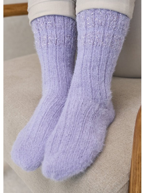 Lana Grossa SOKKER MED PALJETTER Cosy Socks & Glamour