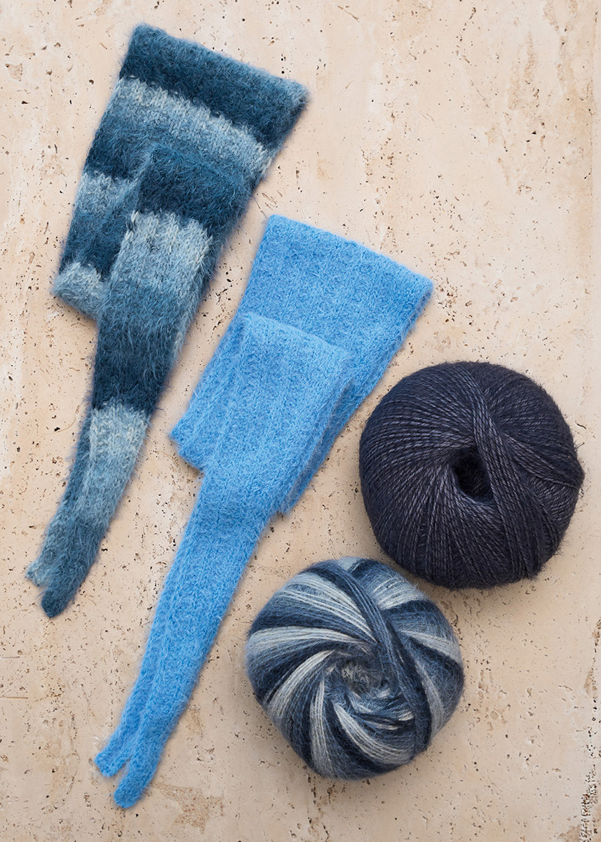 MINITØRKLÆDE Cosy Socks  fra Lana Grossa