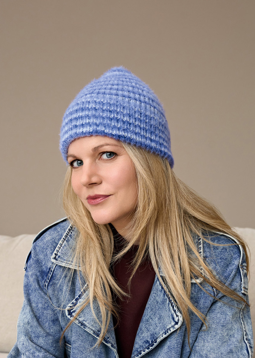 HUE Cosy Socks Soft Stripes fra Lana Grossa