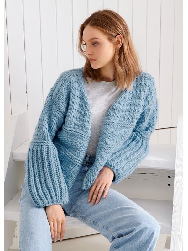 Lana Grossa JAKKE Per Lei - Strikkeopskrift (SE)