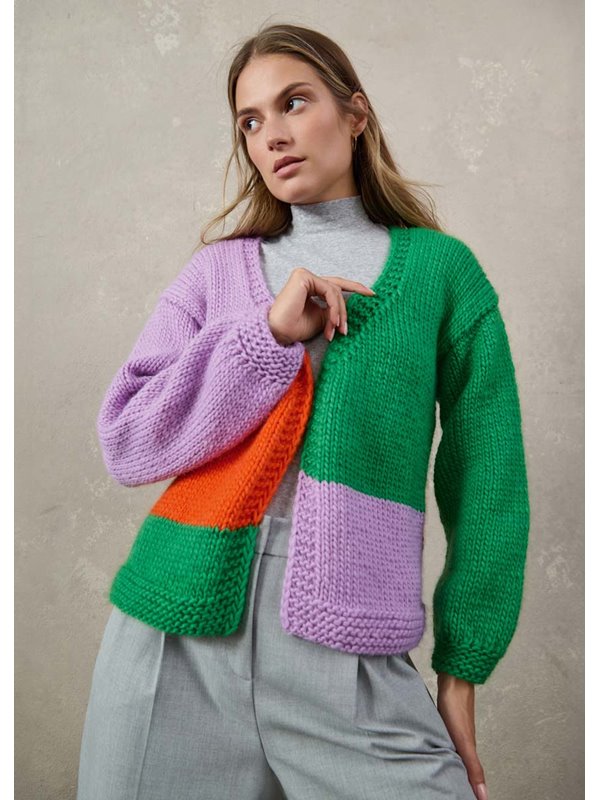 Lana Grossa JAKKE Per Lei - Strikkeopskrift (SE)