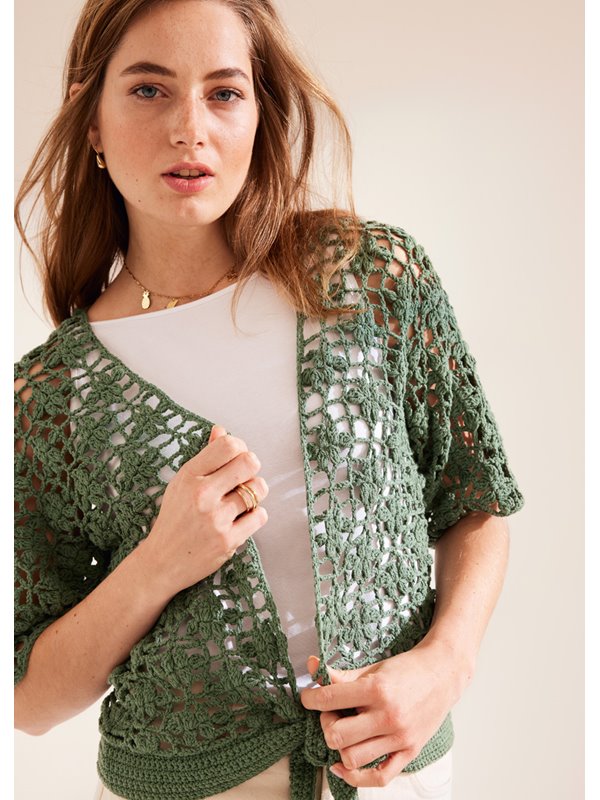 Lana Grossa HÆKLET BOLERO Elastico