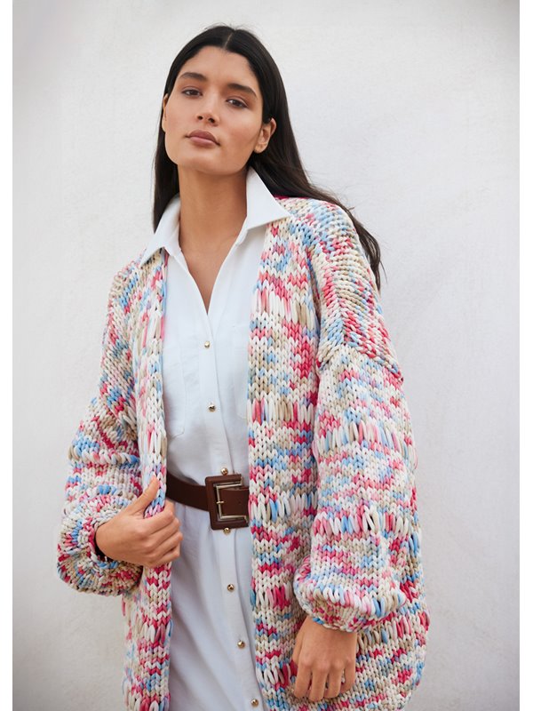 Lana Grossa CARDIGAN Gelato - Strikkeopskrift (SE)