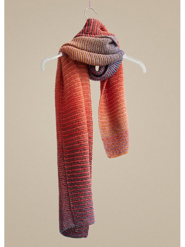 Lana Grossa BREDT SJAL Gomitolo Versione - Strikkeopskrift (SE)