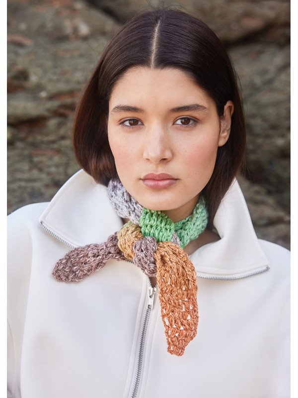 Lana Grossa HÆKLET SJAL Gomitolo Collina - Hækleopskrift (SE)