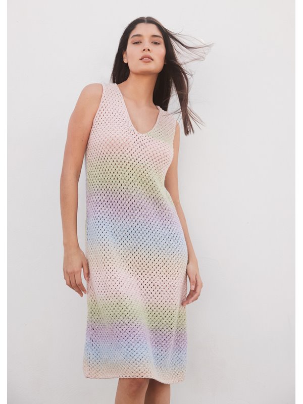 Lana Grossa KJOLE Cotonella - Hækleopskrift (SE)