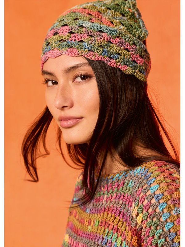 Lana Grossa HÆKLET HOVEDTØRKLÆDE Gomitolo Alga