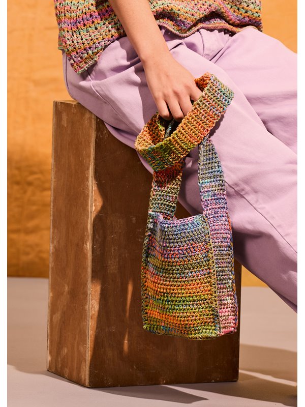 Lana Grossa LILLE HÆKLETASKE Gomitolo Alga