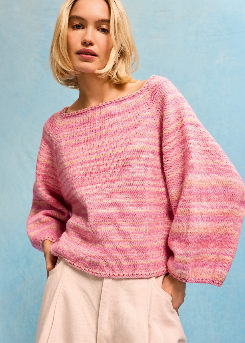 TOP-DOWN-RAGLAN-PULLOVER Gomitolo Mambo fra Lana Grossa