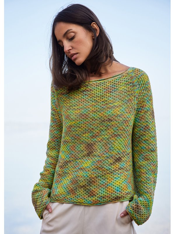 Lana Grossa PULLOVER Pima Fine Hand-dyed